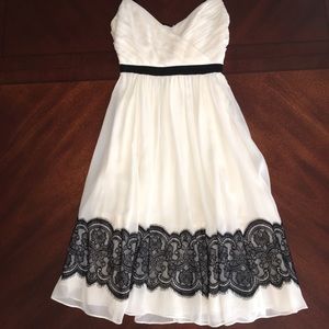 Arden B. Black/Off White Dress